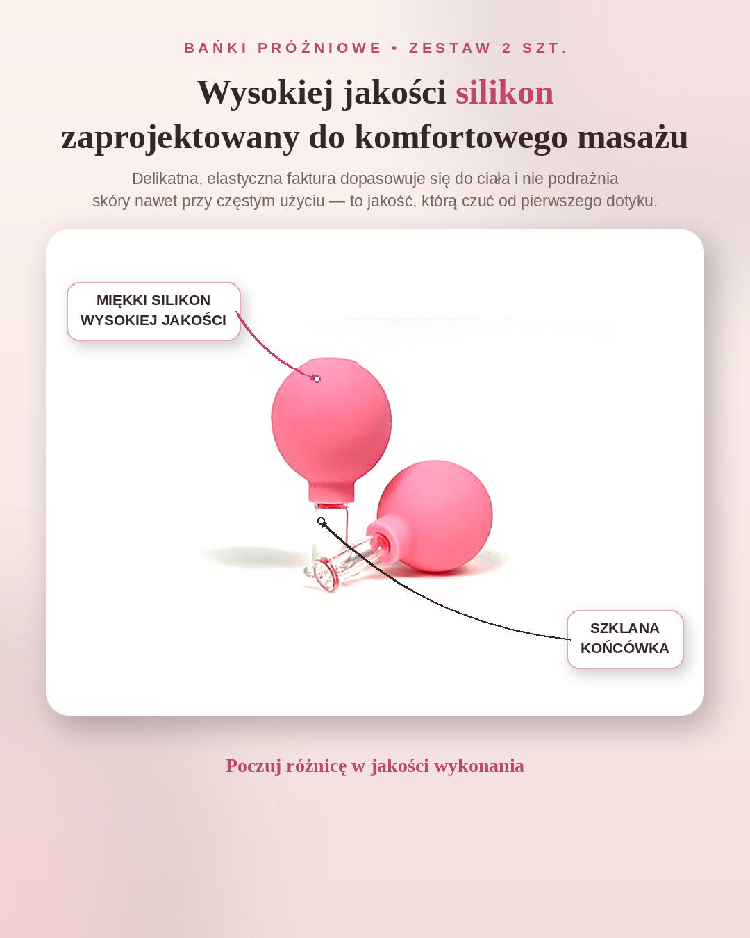 Bańki do masażu twarzy grafika banki 2szt adnotacje