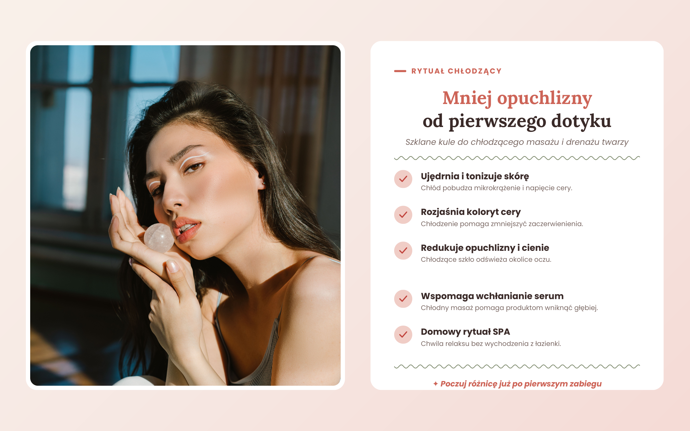 kule do krioterapii twarzy infografika kule krioterapia korzysci